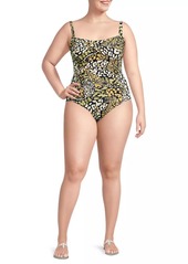 Johnny Was Plus Size Afeni One-Piece Swimsuit