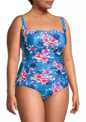 Johnny Was Plus Size Summer Days One-Piece Swimsuit