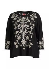 Johnny Was Plus Size, Talithia Embroidered T-Shirt