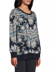 Johnny Was Roman Paisley Crewneck Sweatshirt