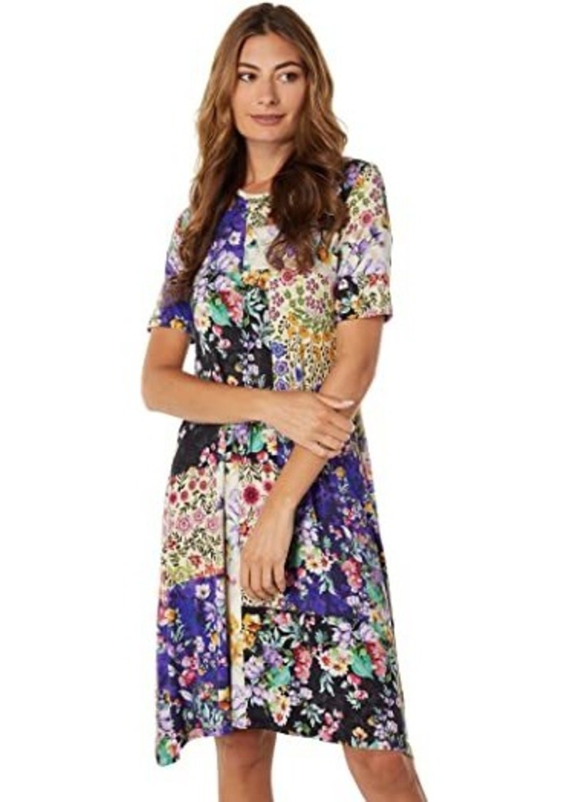 Johnny Was Sky Flower Swing Dress