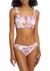 Johnny Was Summer Days Eyelet Bikini Top