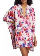 Johnny Was Summer Days Terry Hooded Poncho Dress