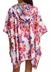 Johnny Was Summer Days Terry Hooded Poncho Dress