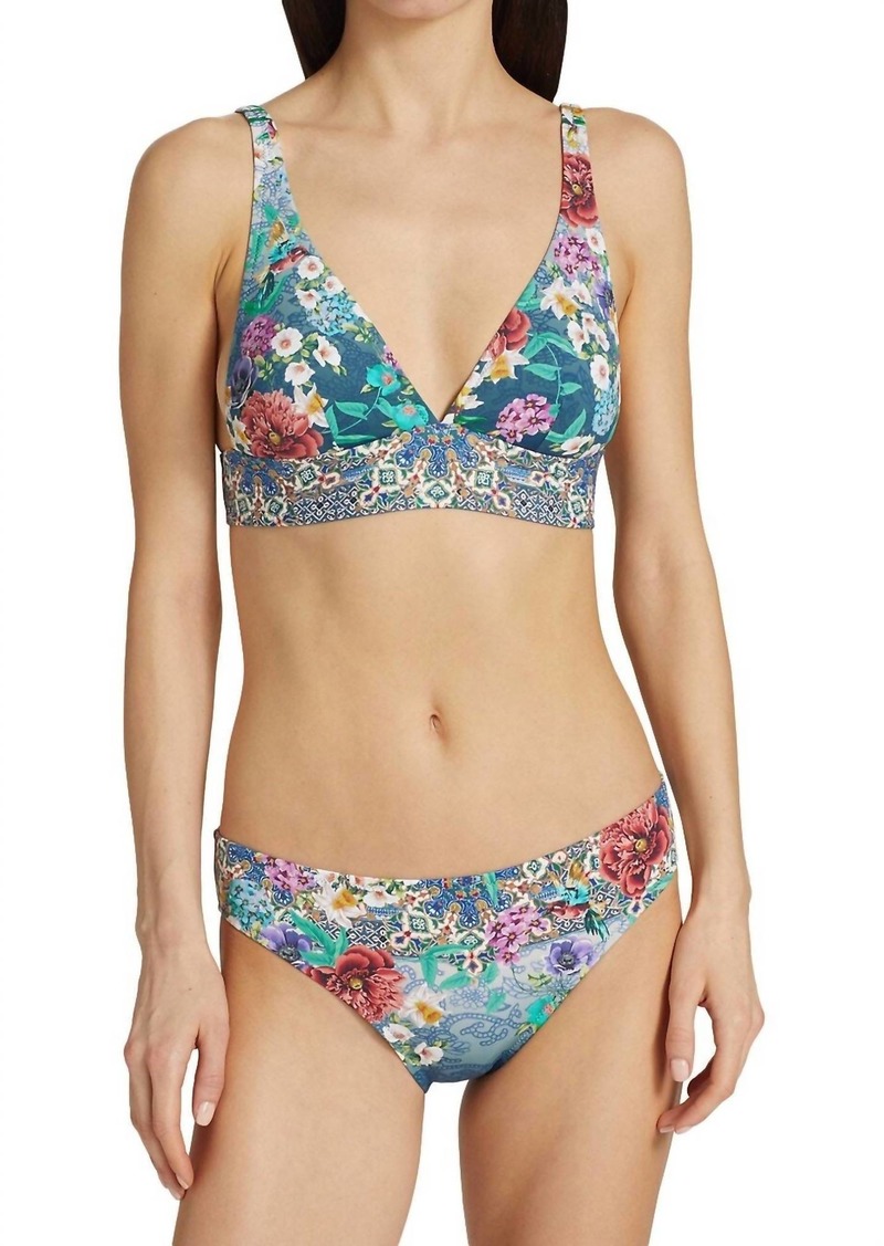 Johnny Was Sunset Adjustable Bikini Top In Multi