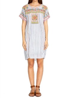 Johnny Was Tamia Peasant Tunic Dress In Stripe