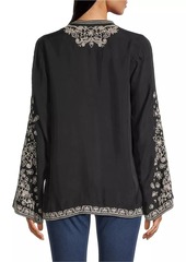 Johnny Was Tempest Embroidered Blouse