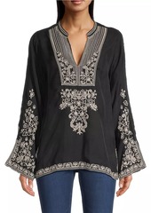 Johnny Was Tempest Embroidered Blouse