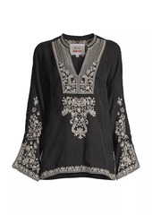 Johnny Was Tempest Embroidered Blouse