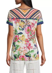 Johnny Was The Janie Favorite Floral Short-Sleeve T-Shirt