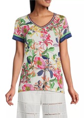 Johnny Was The Janie Favorite Floral Short-Sleeve T-Shirt