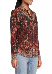 Johnny Was The Janie Favorite Printed Button-Front Shirt