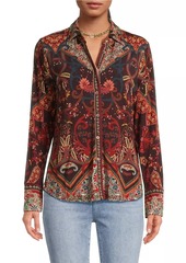 Johnny Was The Janie Favorite Printed Button-Front Shirt