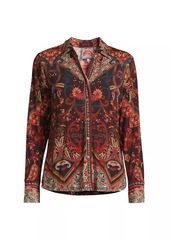 Johnny Was The Janie Favorite Printed Button-Front Shirt