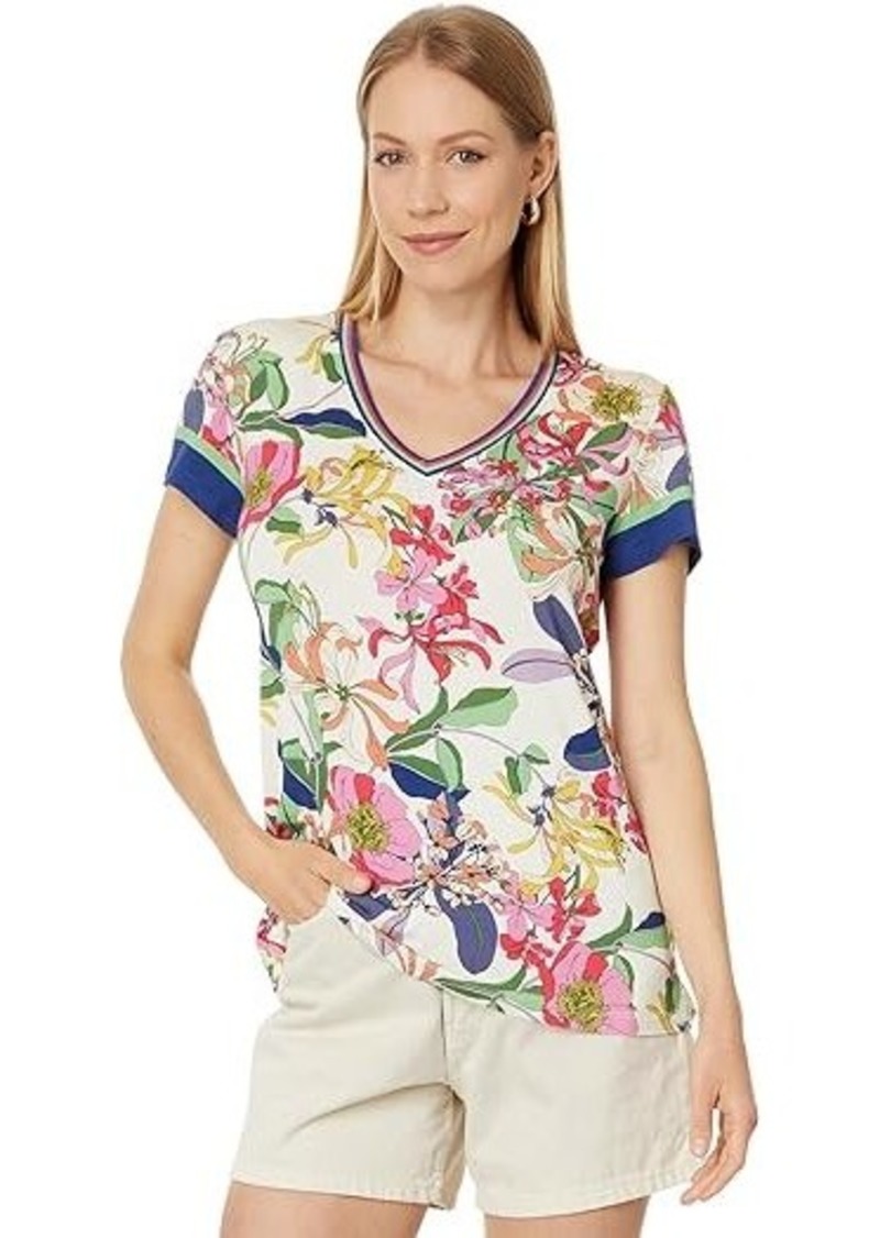 Johnny Was The Janie Favorite Short Sleeve V-Neck Tee-Aldrich