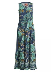 Johnny Was The Janie Favorite Sleeveless Tiered Maxi Dress