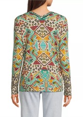 Johnny Was The Janie Printed Long-Sleeve Top