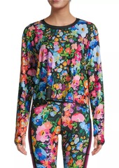 Johnny Was Wild Bloom Floral Long-Sleeve T-Shirt