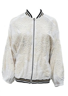 Johnny Was Women's Kitty Reversible Bomber Jacket In Natural