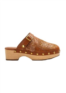 Johnny Was Women's Mono Clog Tonal Slippers In Brown