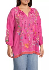 Johnny Was Zadonia Embroidered Blouse