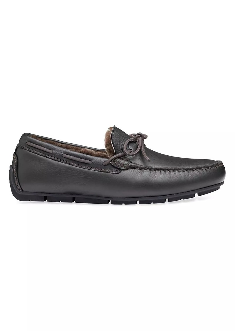 Johnston & Murphy Baldwin Shearling Driving Loafers