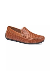 Johnston & Murphy Baldwin Woven Leather Driving Loafers