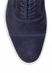 Johnston & Murphy Bolivar Cap-Toe Suede Oxfords