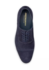 Johnston & Murphy Bolivar Cap-Toe Suede Oxfords