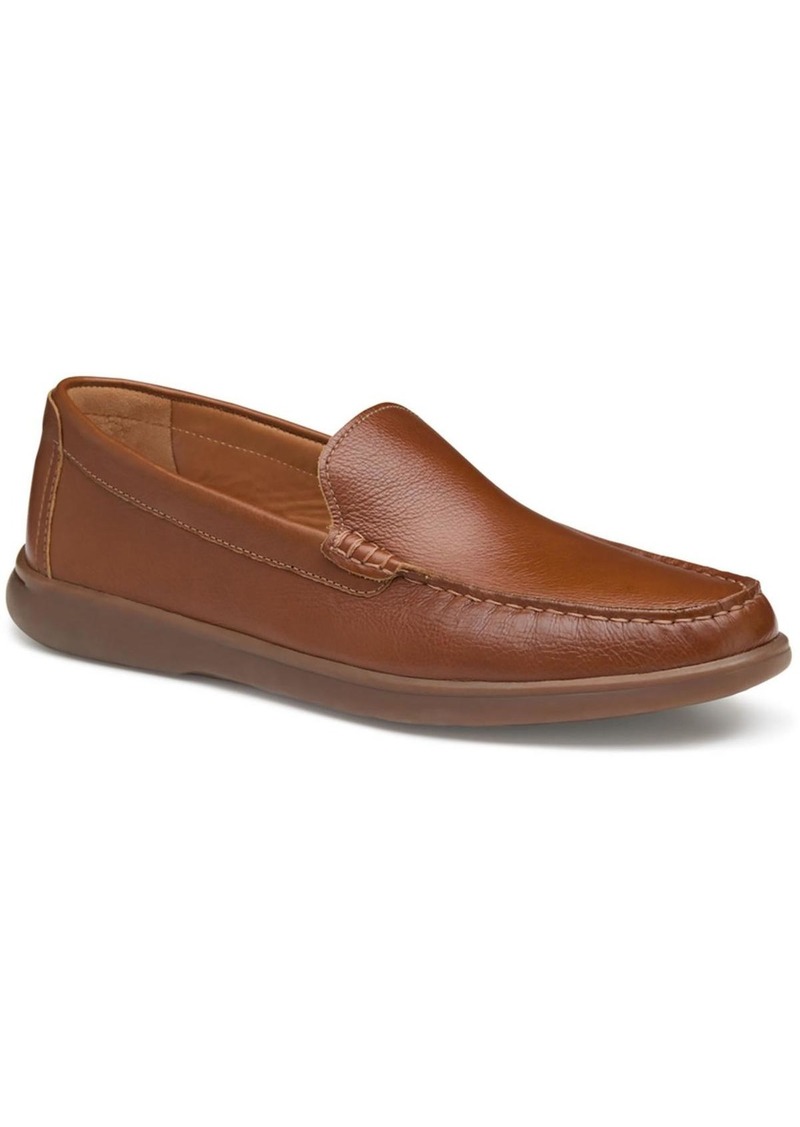 Johnston & Murphy Brannon Mens Faux Leather Slip On Loafers