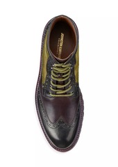 Johnston & Murphy Dudley Lug Wingtip Leather Ankle Boots