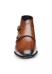 Johnston & Murphy Ellsworth Double Buckle Leather Boots