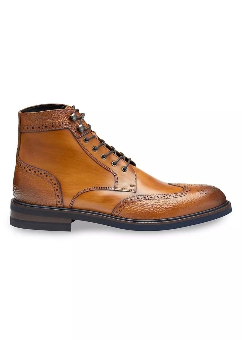 Johnston & Murphy Hartley Wingtip Leather Boots