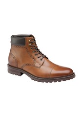 hobson cap toe boot