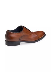 Johnston & Murphy J&M Collection Flynch Leather Cap-Toe Oxfords