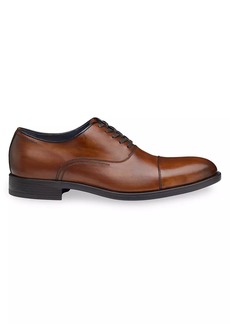 Johnston & Murphy J&M Collection Flynch Leather Cap-Toe Oxfords