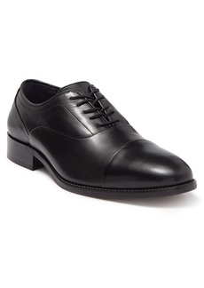 Johnston & Murphy Cap Toe Leather Oxford in Blk at Nordstrom Rack