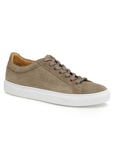 JOHNSTON & MURPHY COLLECTION Jake Sneaker in Taupe Croc Embossed at Nordstrom Rack