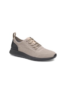 Johnston & Murphy Men's Amherst Knit U-Throat Lace-up Shoes - Taupe Knit