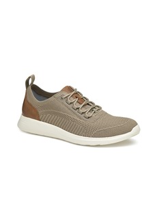 Johnston & Murphy Men's Amherst Knit U-Throat Lace-Up Sneakers - Taupe