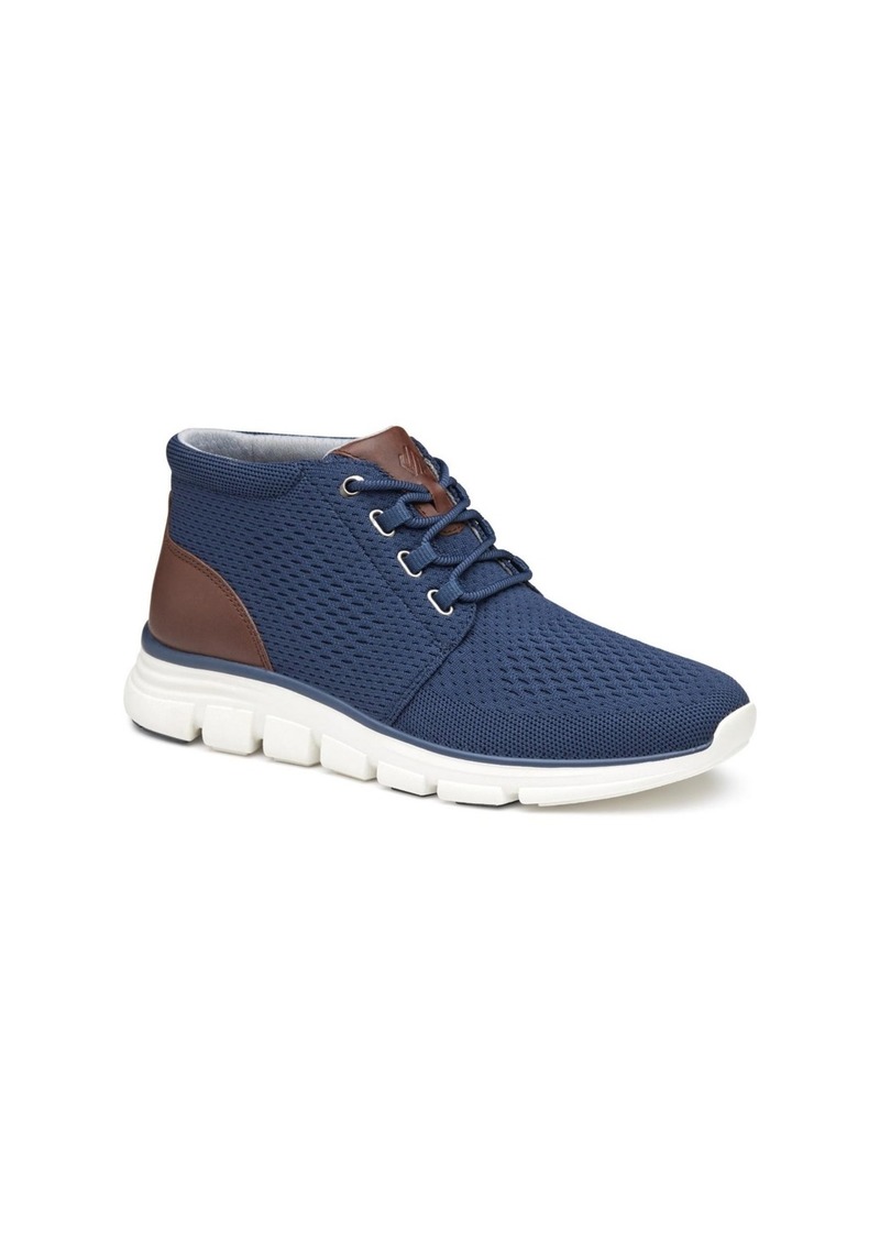 Johnston & Murphy Men's Amherst Lug Knit Chukka Boots - Navy Knit