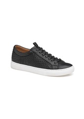 Johnston & Murphy Men's Banks Woven Lace-to-Toe Lace-Up Sneakers - Black