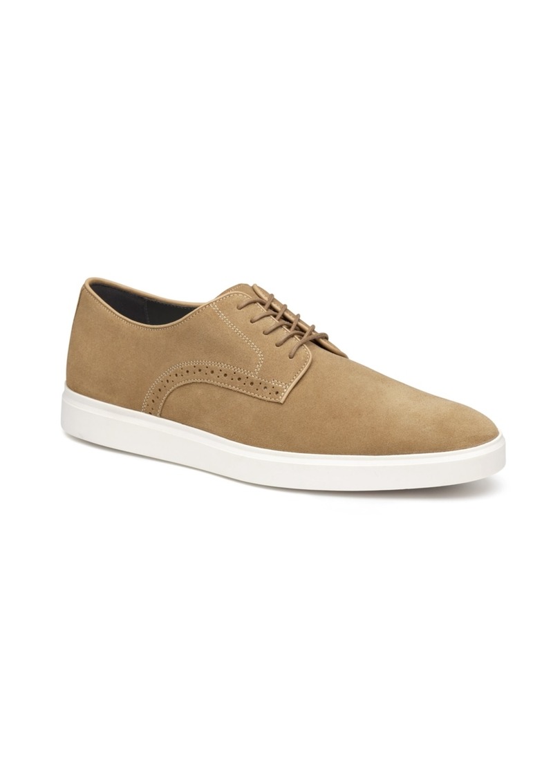 Johnston & Murphy Men's Brody Plain Toe Lace Up Dress Casual Sneakers - Taupe