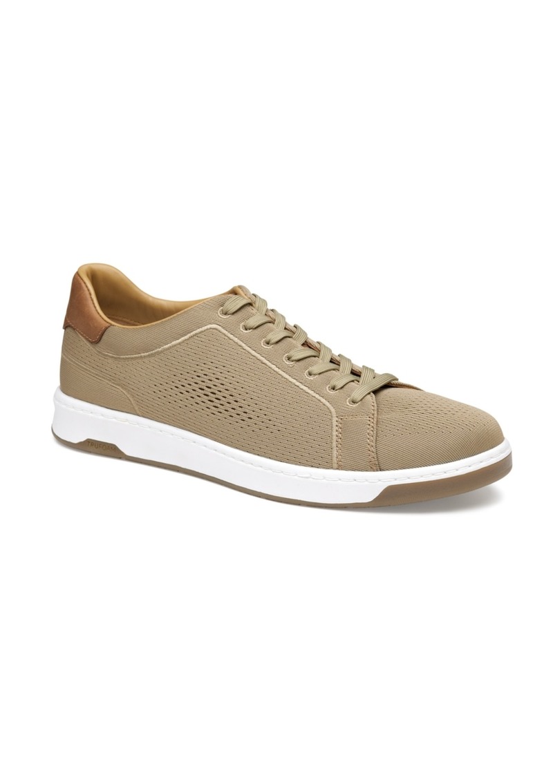 Johnston & Murphy Men's Daxton Knit Lace-Up Sneakers - Taupe