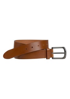 Johnston & Murphy Men's Flat Edge Casual Belt - Tan Leather