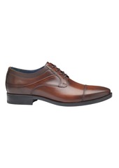 Johnston & Murphy Men's Gibbons Cap Toe Oxfords - Mahogany Full Grain