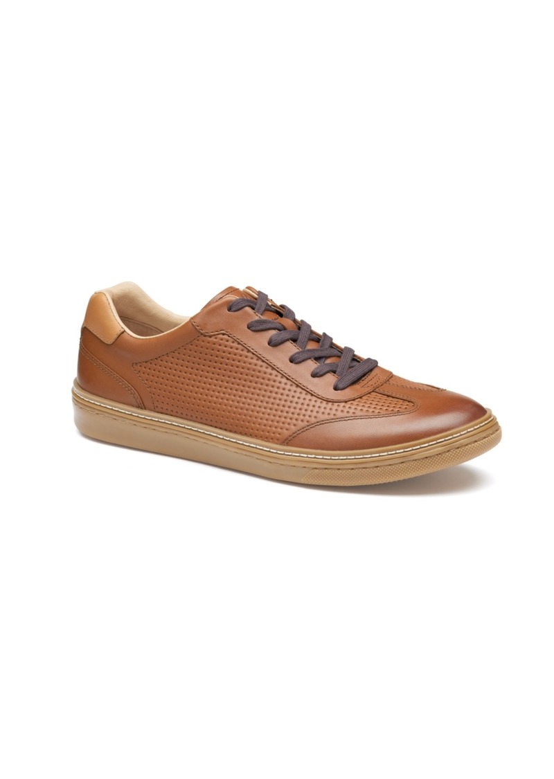 Johnston & Murphy Men's McGuffey T-Toe Sneakers - Tan Full Grain