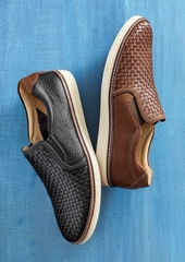 Johnston & Murphy Men's McGuffey Woven Slip-On Loafers Men's Shoes