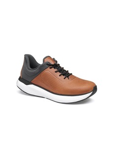 Johnston & Murphy Men's Miles U-Throat Leather Lace-Up Sneakers - Tan Full Grain Leather