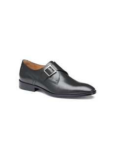 Johnston & Murphy Men's Richland Monk Strap Dress Shoes - Black Full Grain